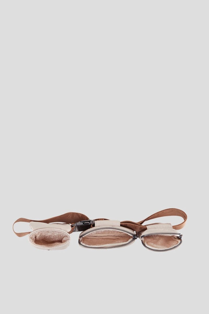 Enja Bavarian wool multipocket belt bag in Cream 3