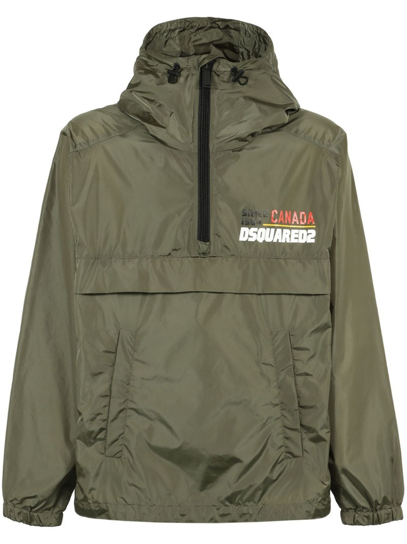 logo-print hoodie 1