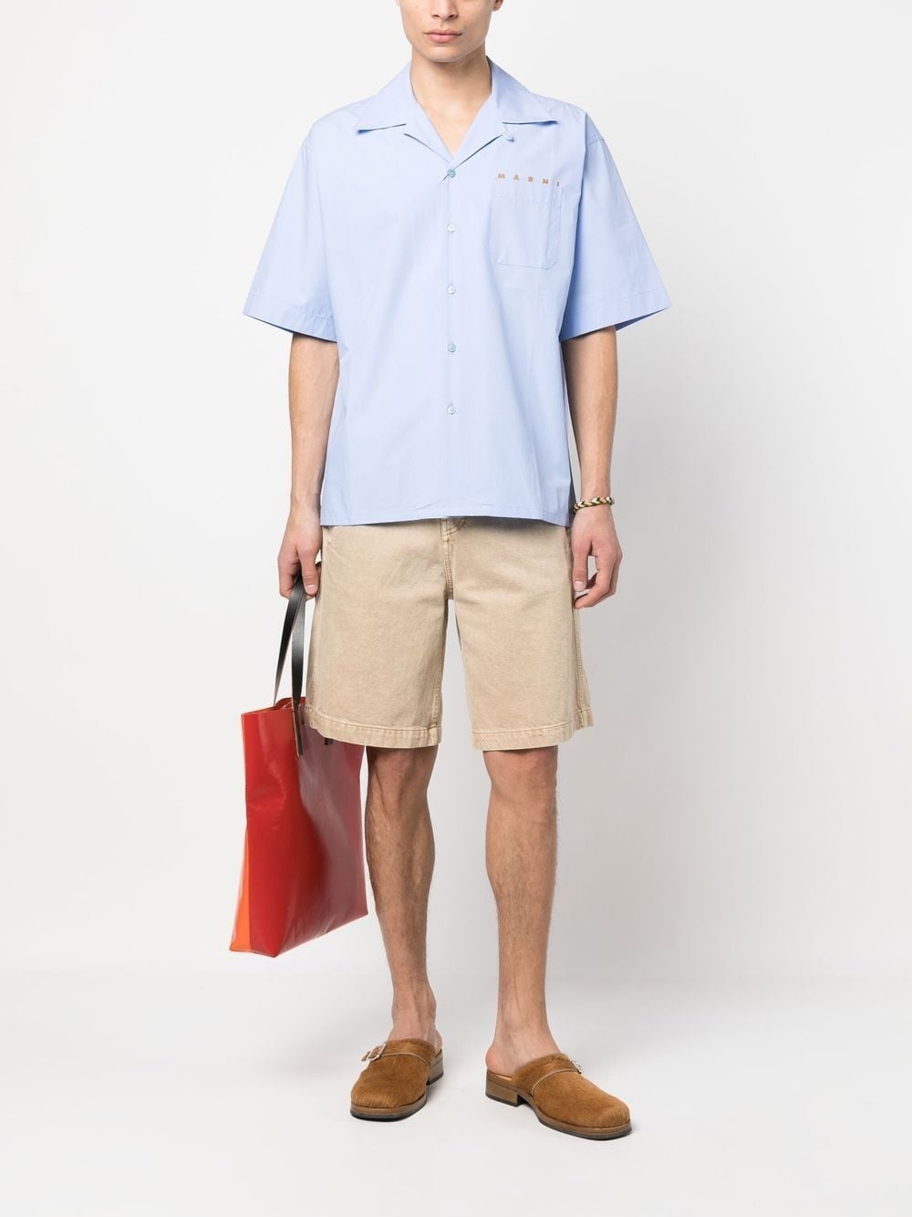 short-sleeve cotton shirt - 2