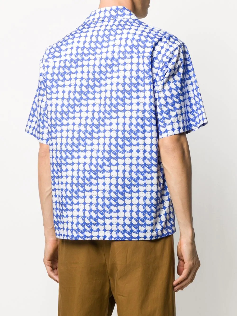 face-print short-sleeve shirt - 4