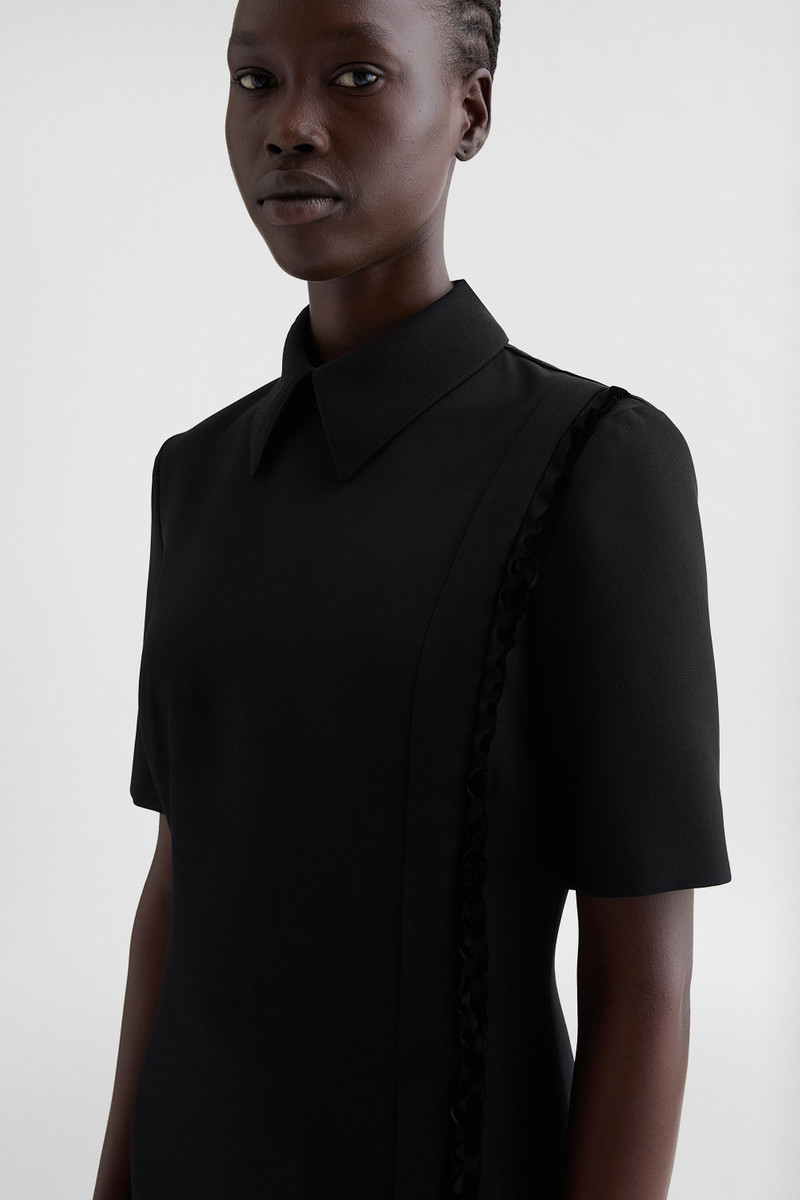 Wool Gabardine Shirt Dress 4