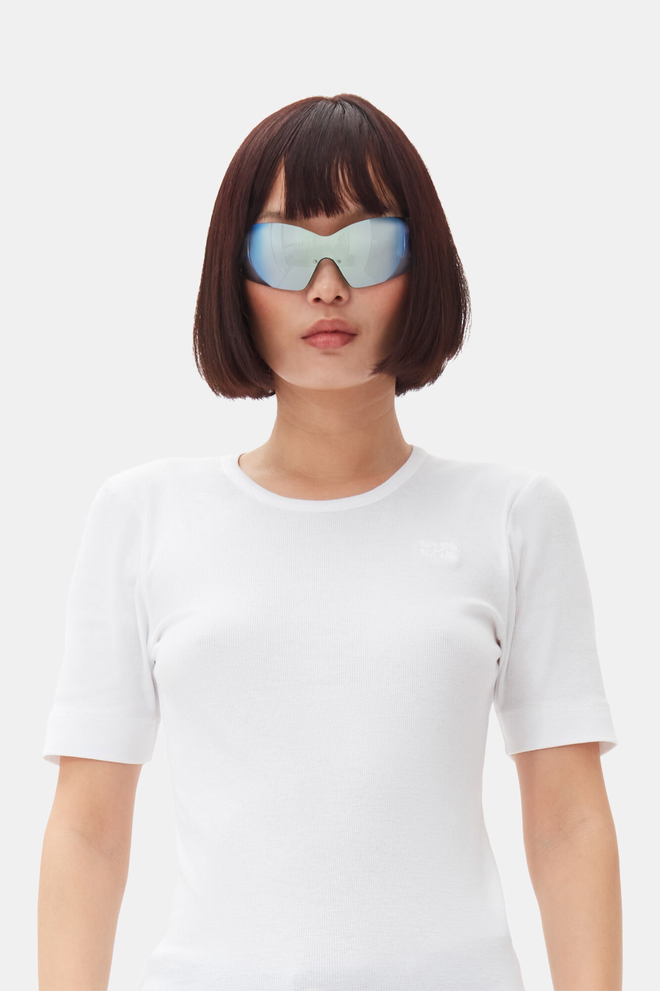 GANNI X ACE & TATE SILVER LAKE BLUE NOEL SUNGLASSES - 5