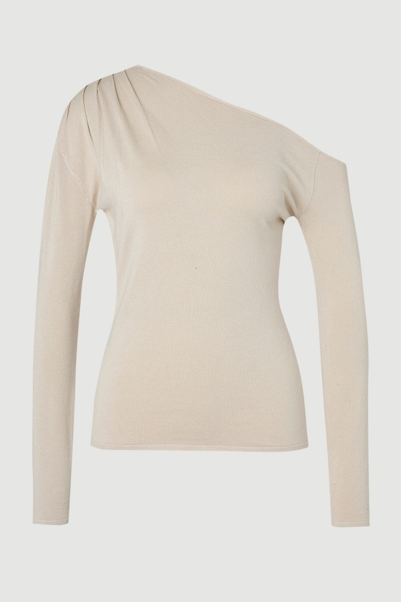 Viscose Blend Asymmetric Jumper 4