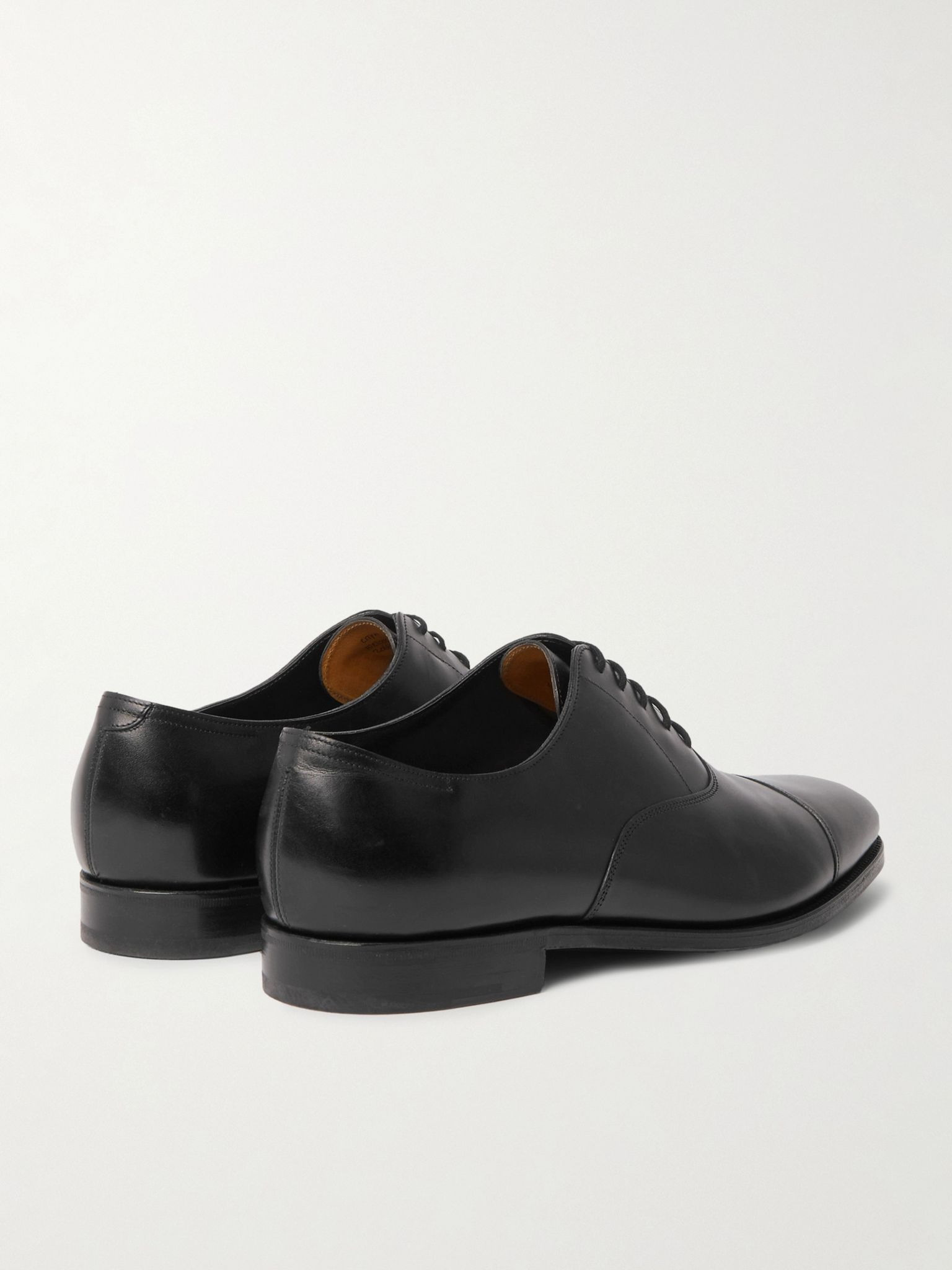 City II Leather Oxford Shoes Black - 4