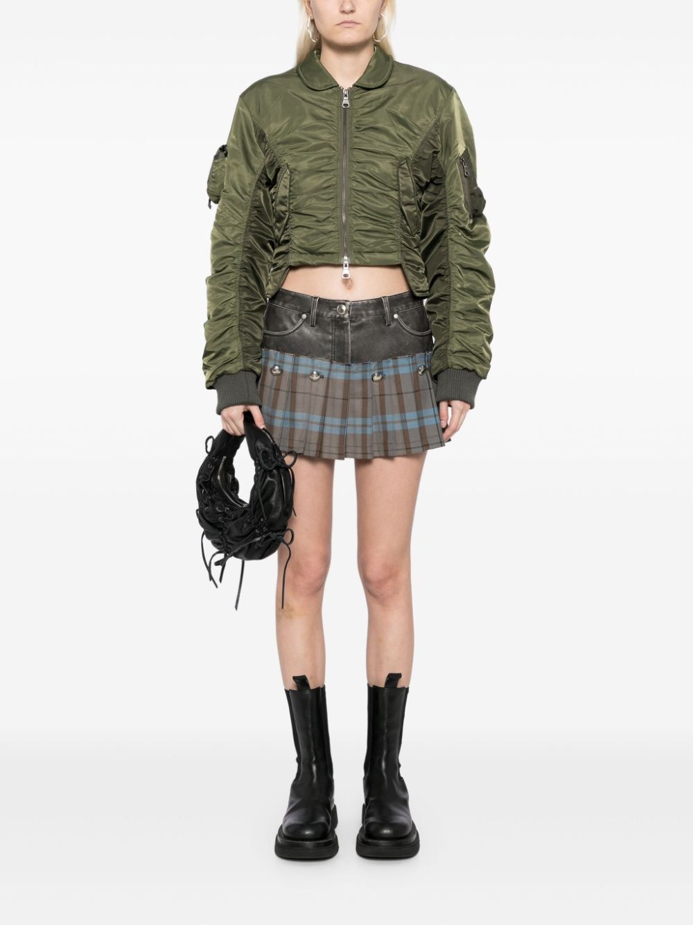 [ANDERSSON BELL]★24FW★VITALINA LACE-UP BOMBER JACKET Andersson Bell Vitalina bomber jacket | REVERSIBLE