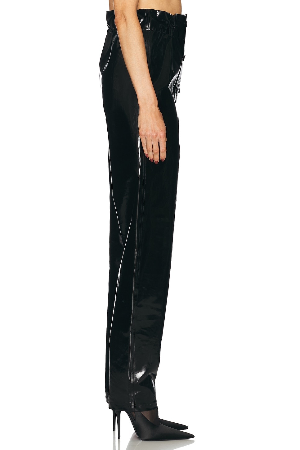 Tapered Leather Pant - 3