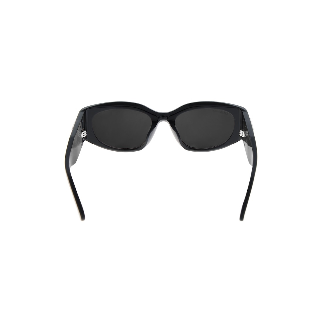 Women's Bossy Round Af Sunglasses in Black - 2