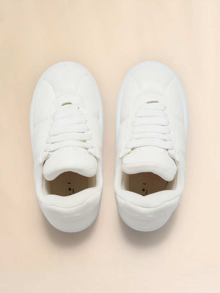 WHITE LEATHER BIGFOOT 2.0 SNEAKER - 4