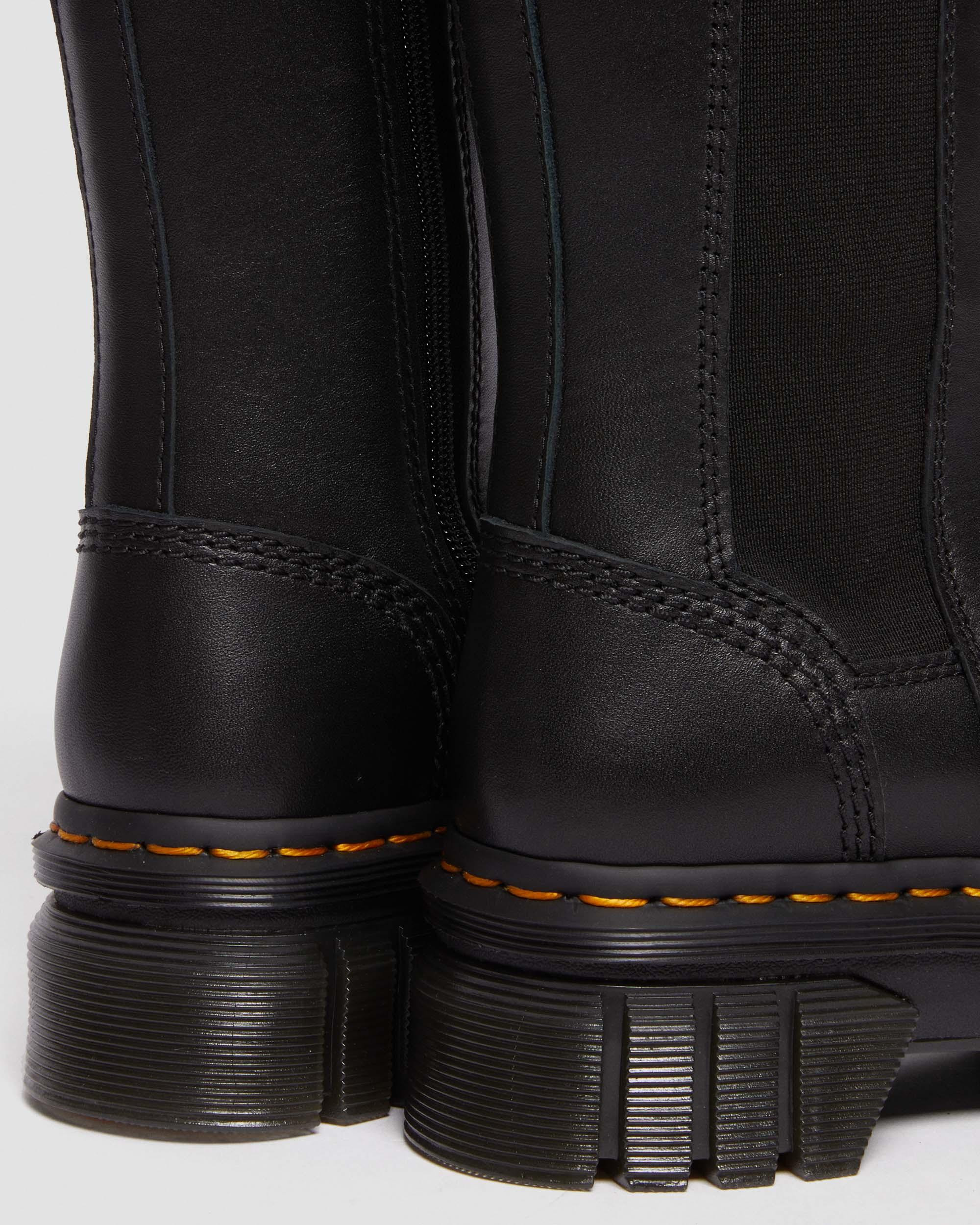Audrick Tall Nappa Leather Platform Chelsea Boots - 7