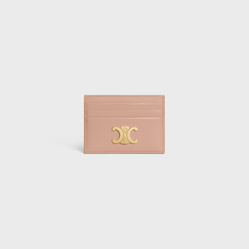 CARD HOLDER TRIOMPHE IN Shiny calfskin 1
