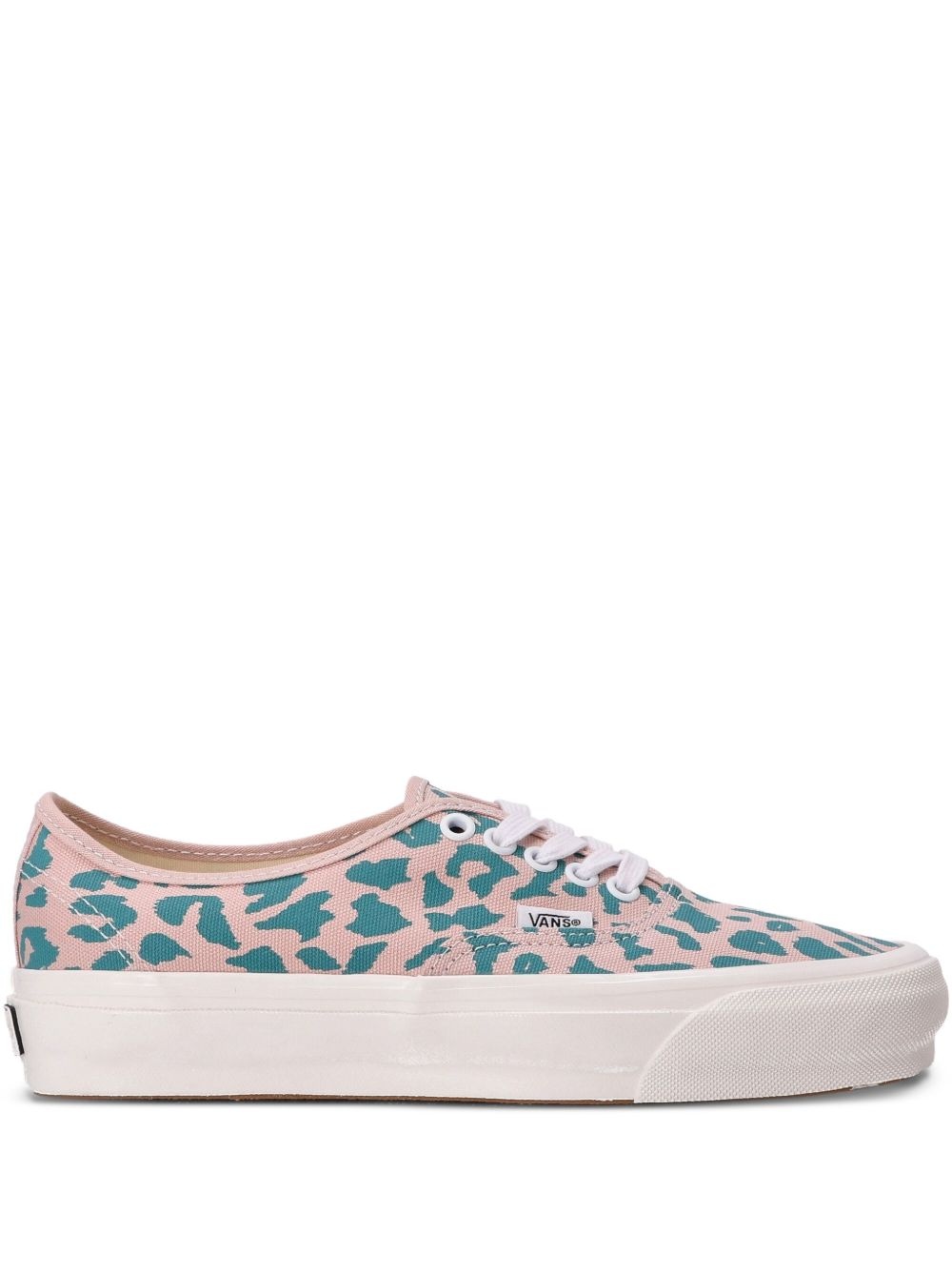 leopard-print canvas sneakers - 1