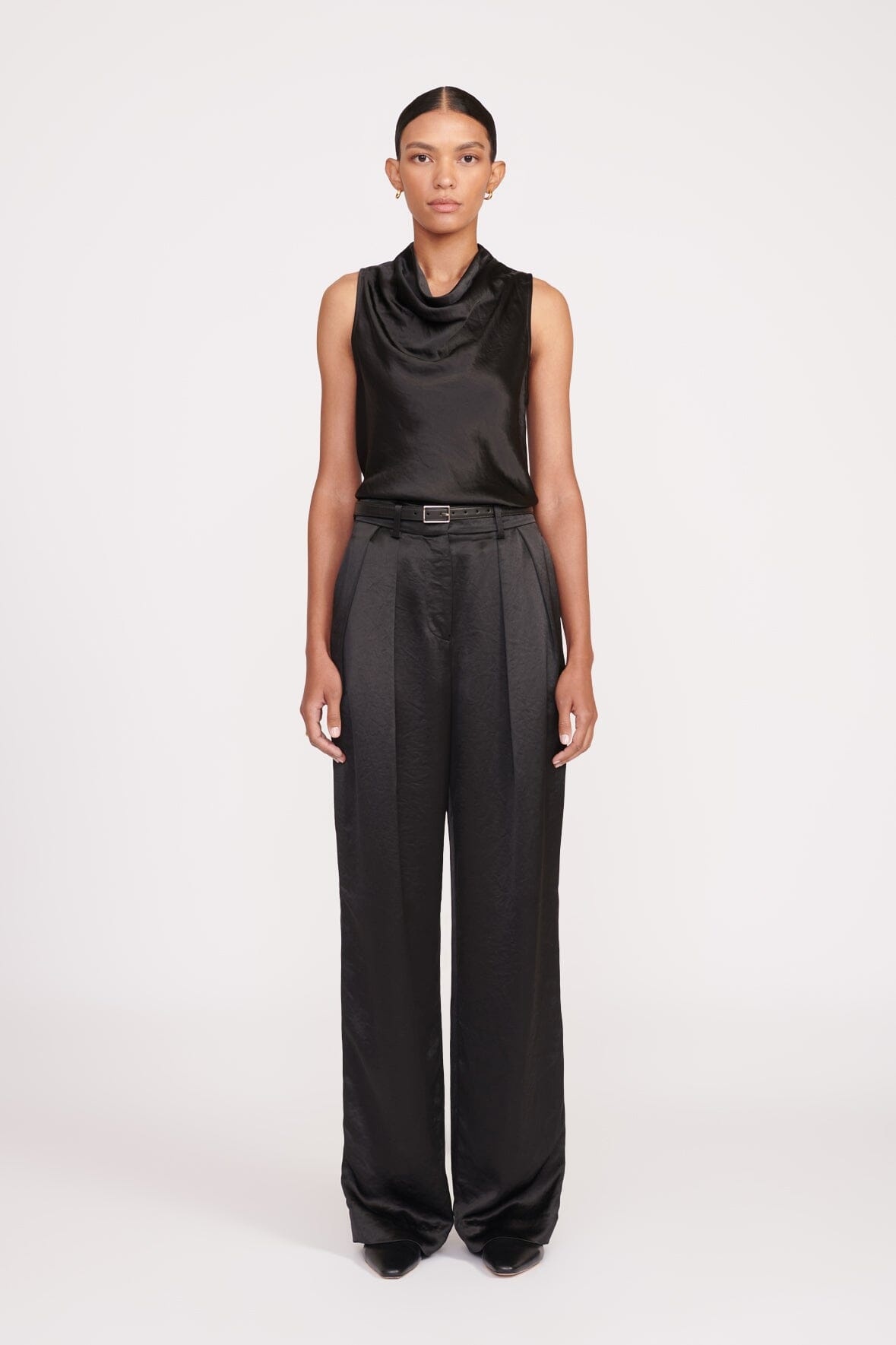 STAUD CLASSIC WIDE BELT BLACK - 4