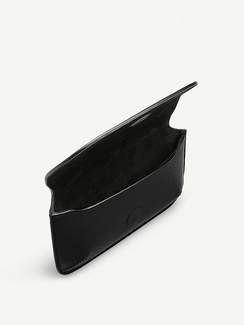 Smythson Panama Concertina leather sunglasses case outlook