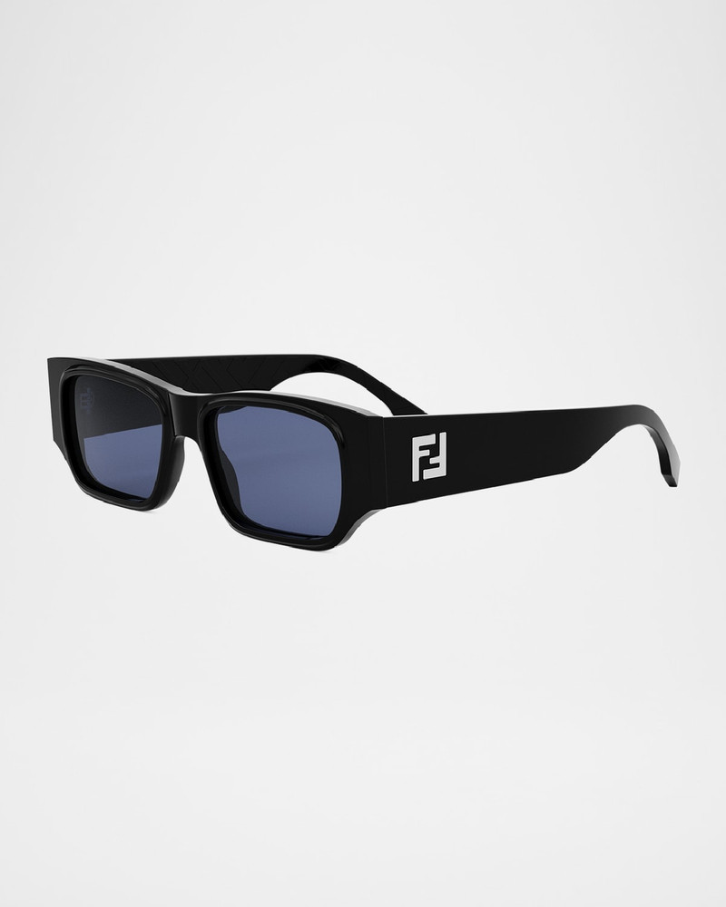 FENDI Men's FF Squared Rectangle Sunglasses outlook