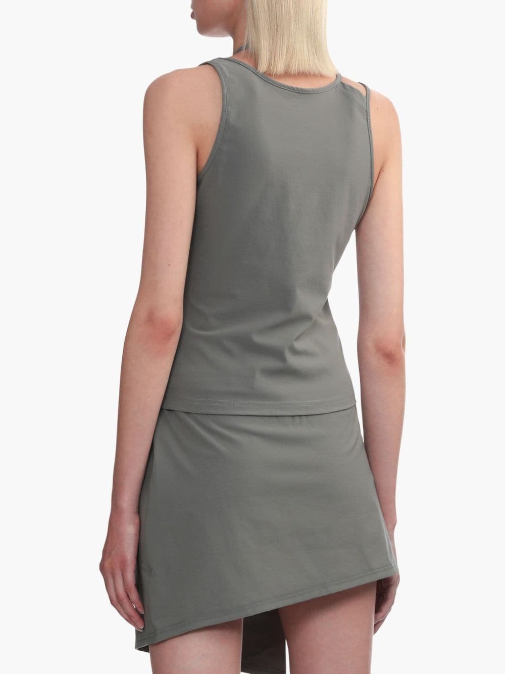 strap-detail draped top - 4