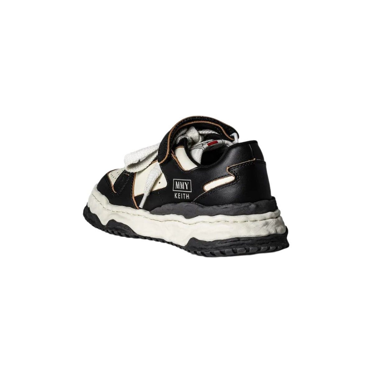 KEITH LOW-TOP SNEAKERS (BLACK/WHITE) - 2