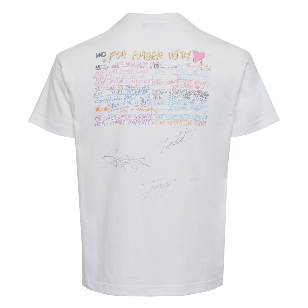 White Womens Cassette Tape T-Shirt - 2