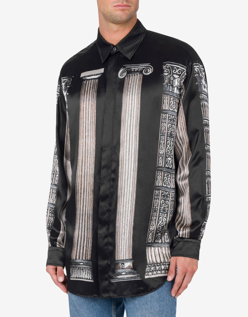 SATIN SHIRT ITALIAN COLUMNS 1