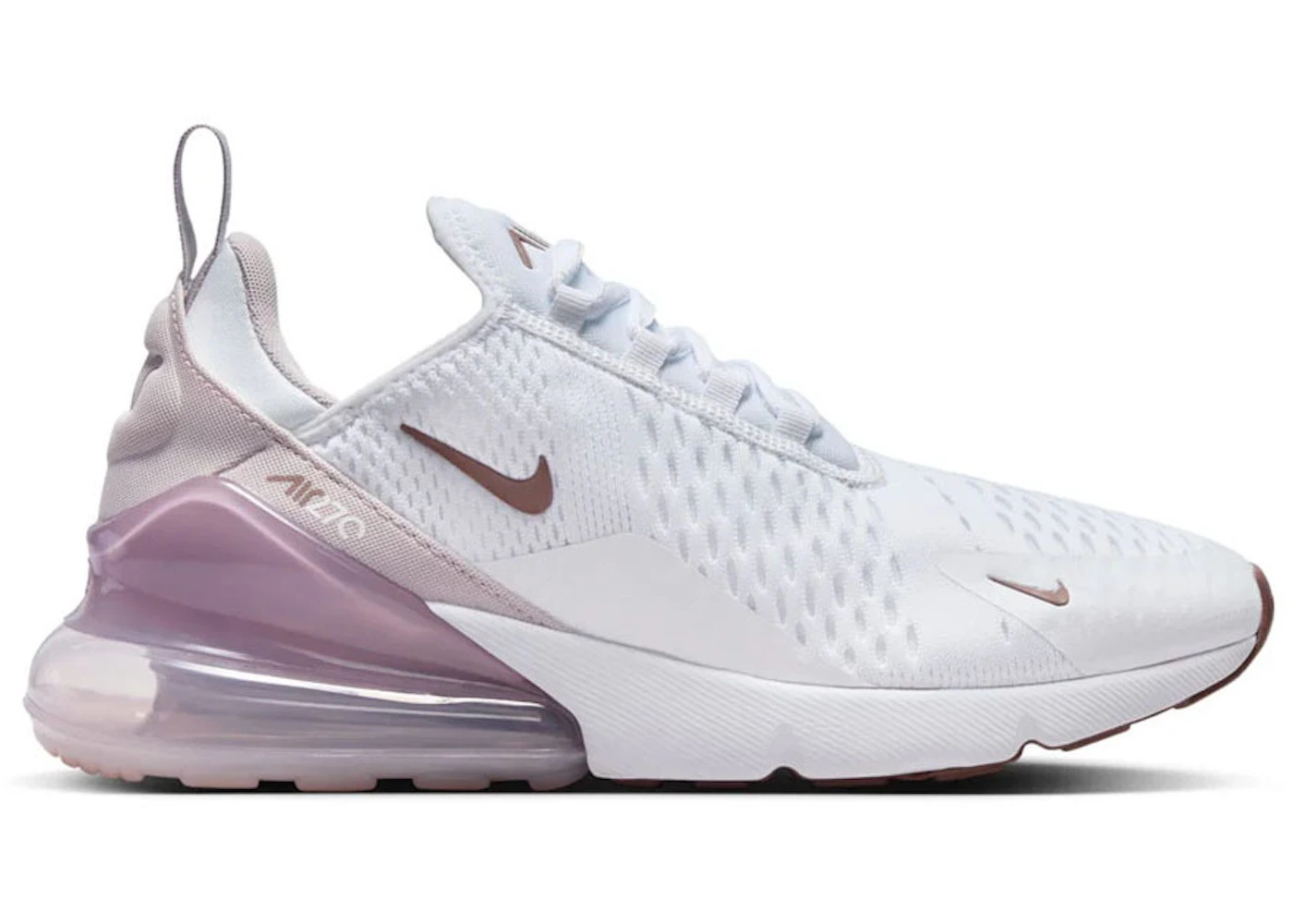 Nike Air Max 270 White Platinum Violet (Women's) - 1