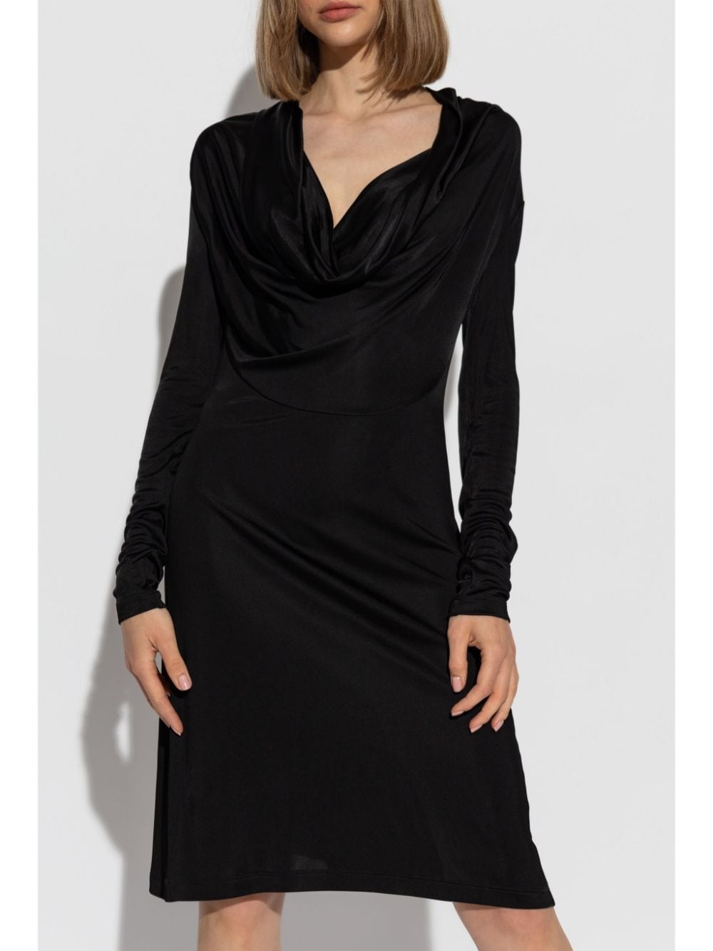 cowl-neck dress - 3