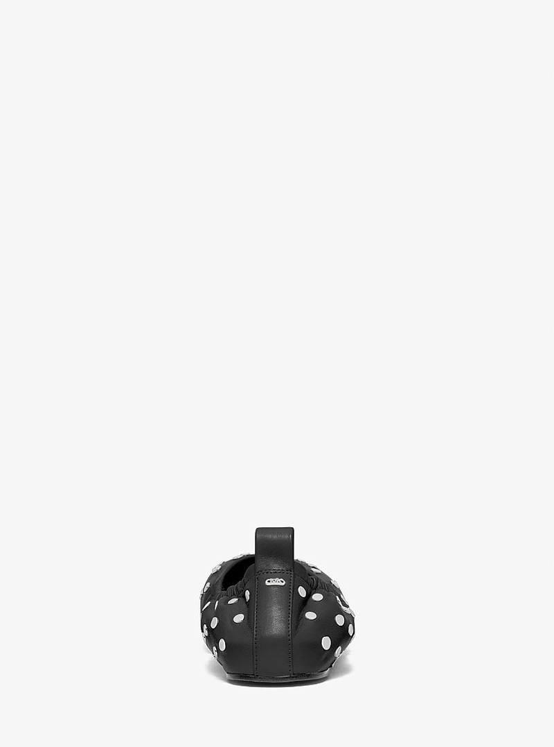 Amy Studded Leather Ballet Flat 3