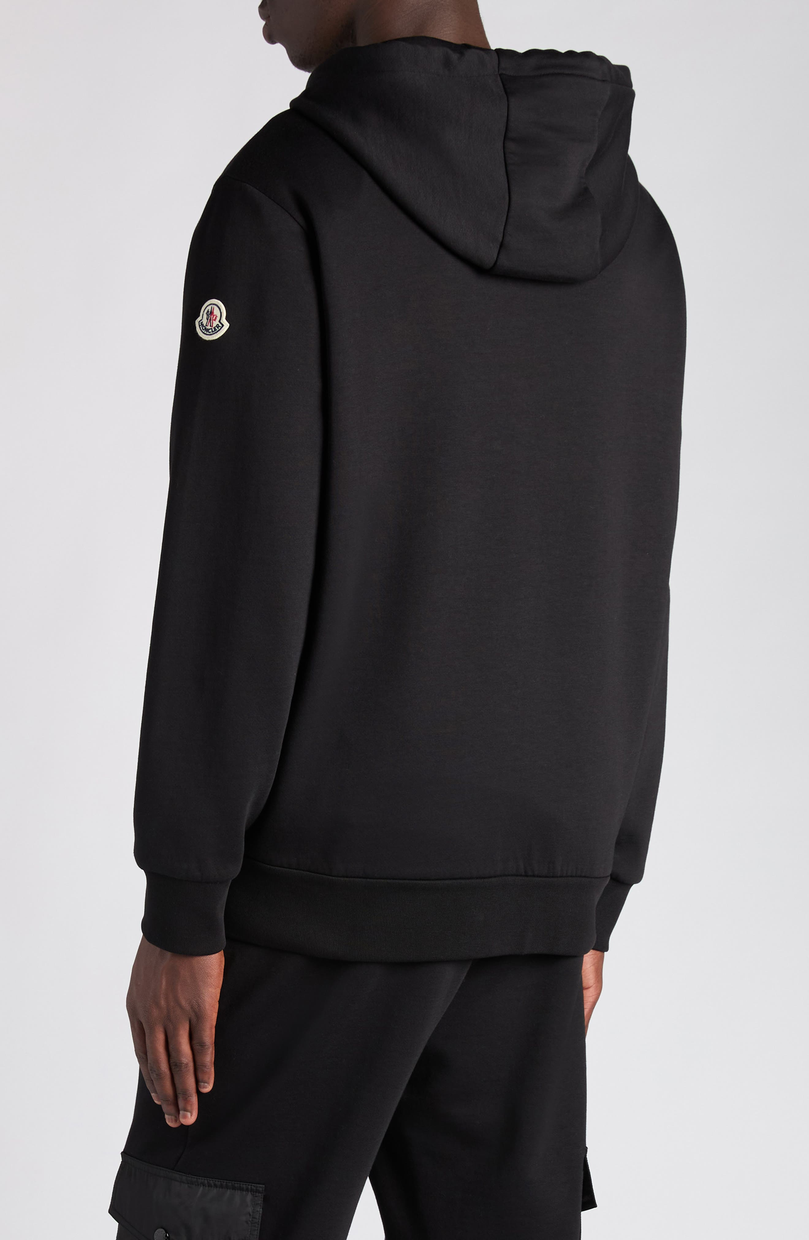 Moncler Mixed Media Jacket in Black at Nordstrom - 3