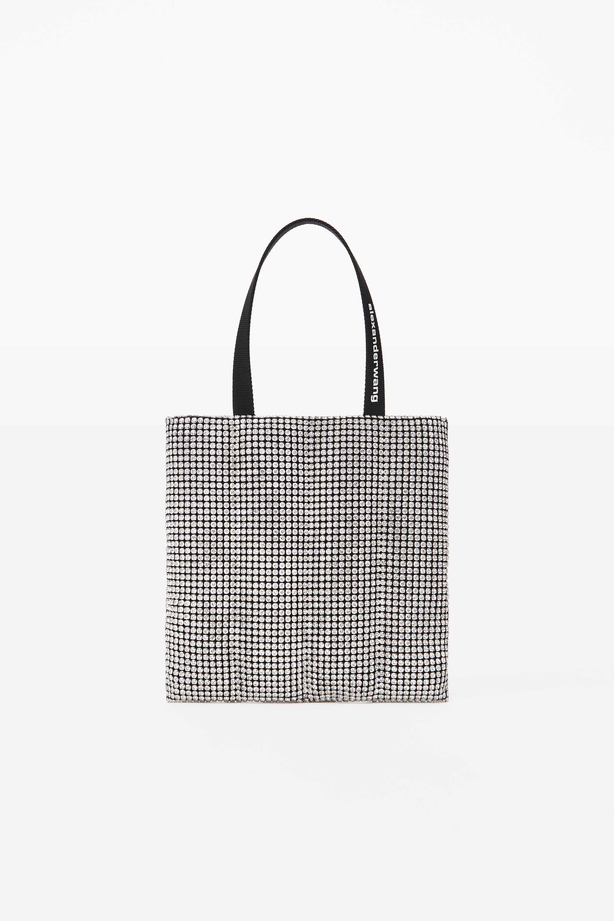 HEIRESS QUILTED TOTE IN RHINESTONE MESH - 1