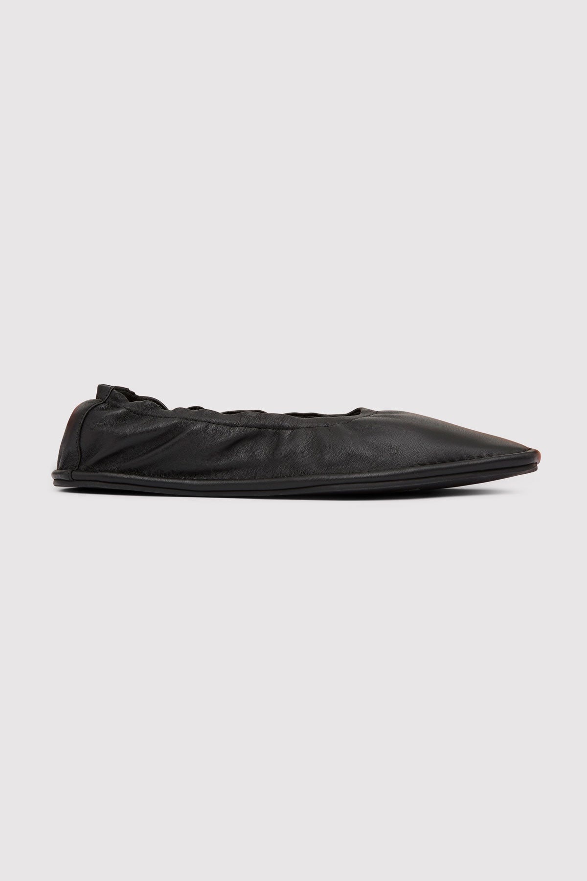 Soft Gathered Flats - Black - 5