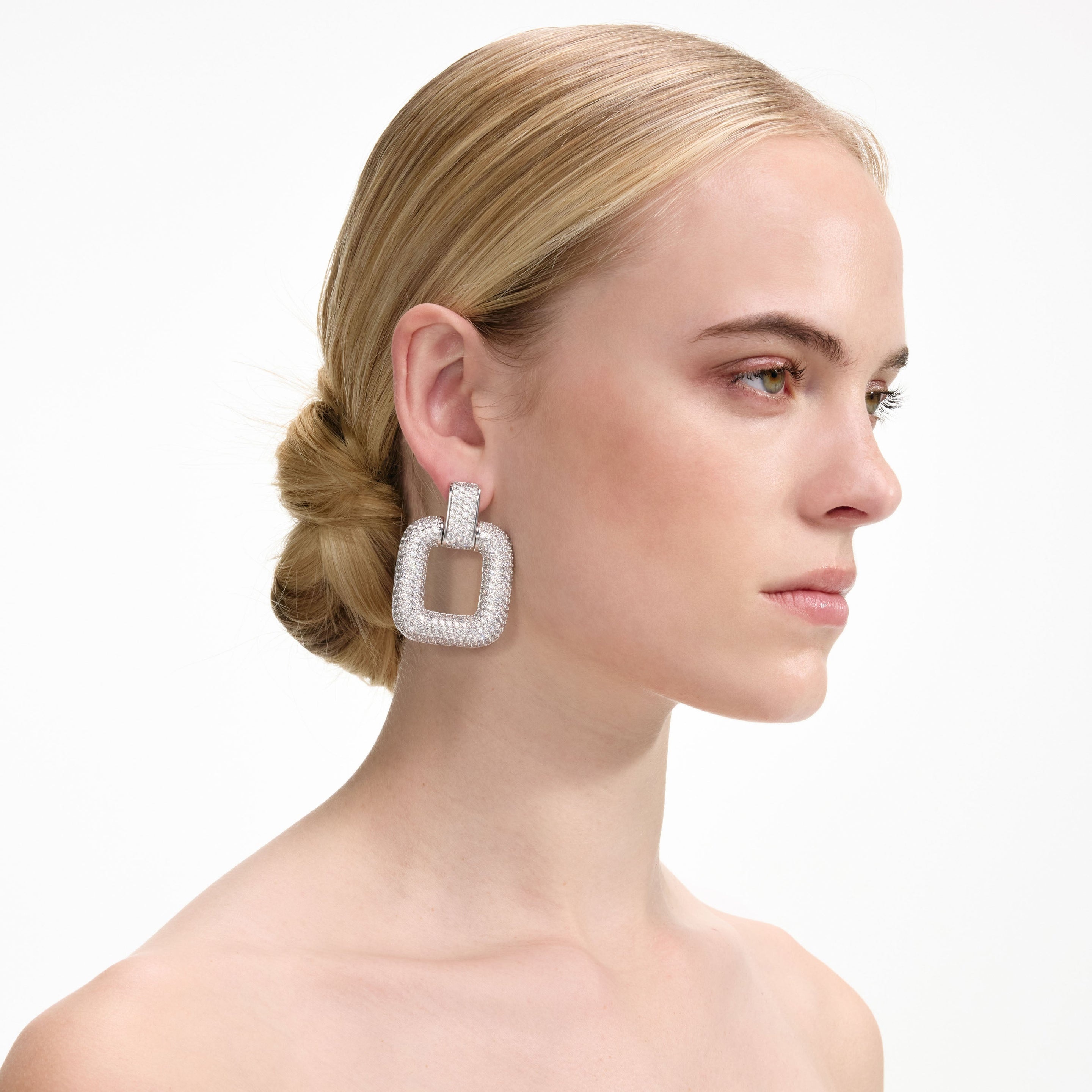 Crystal Knocker Earrings - 4