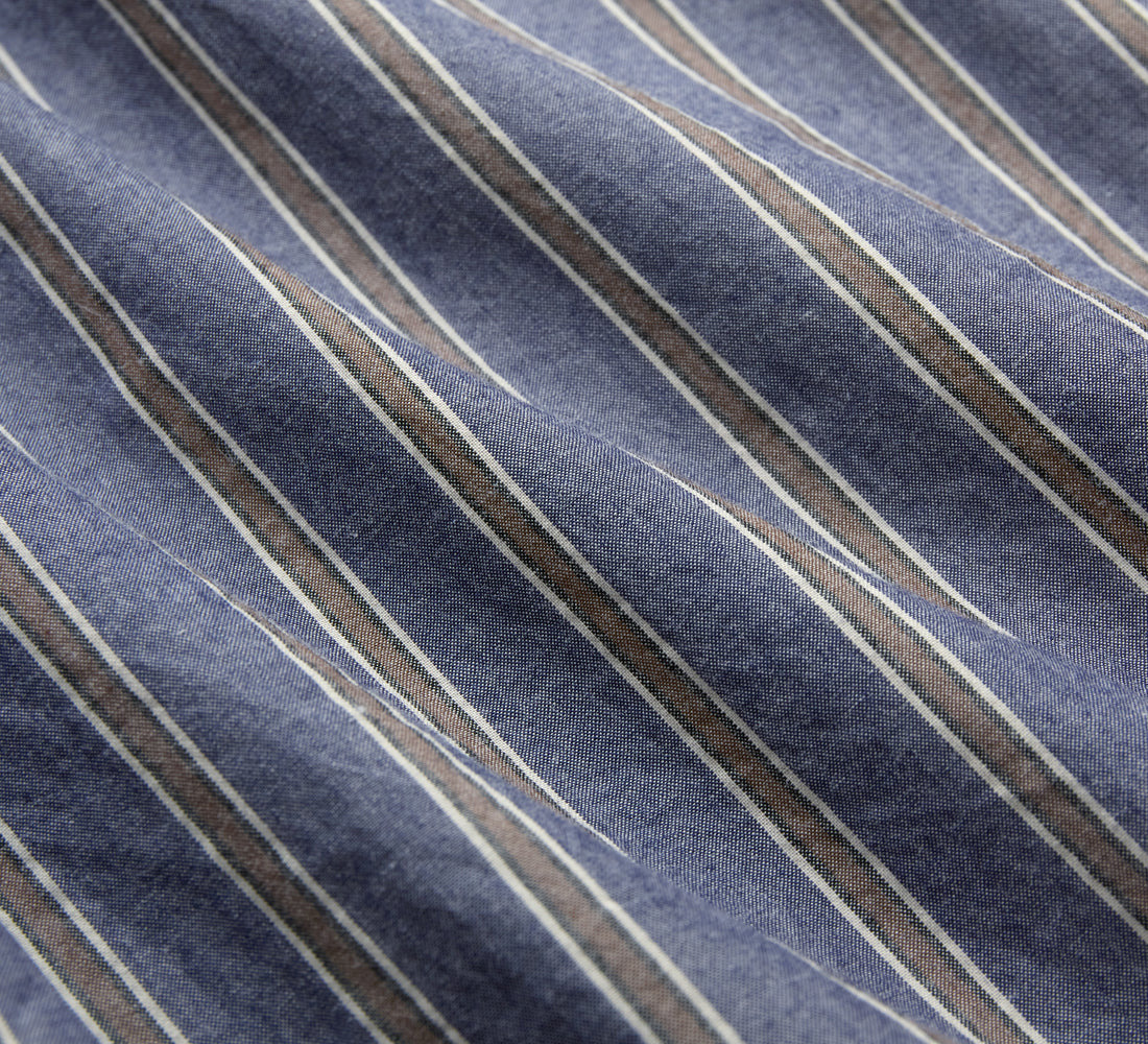 Commuter Shirt - Navy/Coyote Stripe - 5