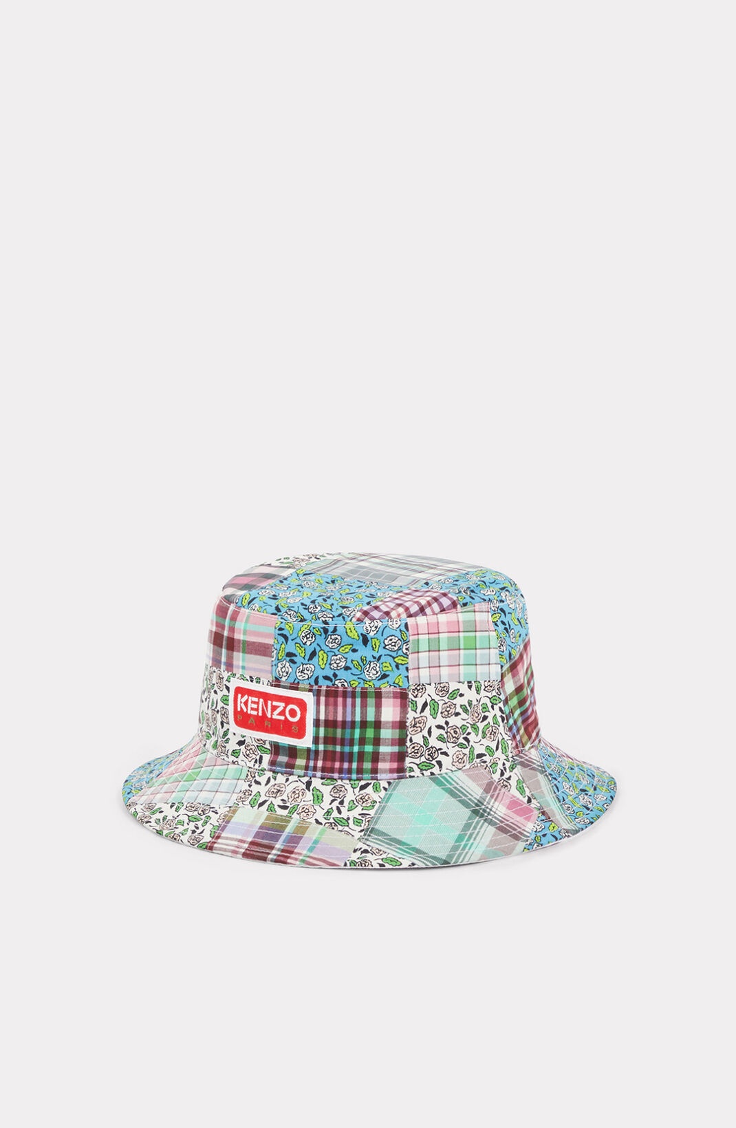 'Patchwork' reversible bucket hat - 1