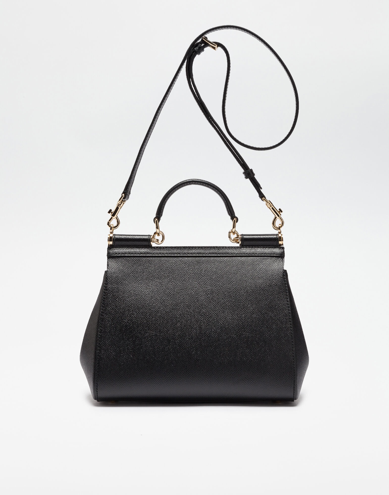Medium Sicily handbag in dauphine leather - 3