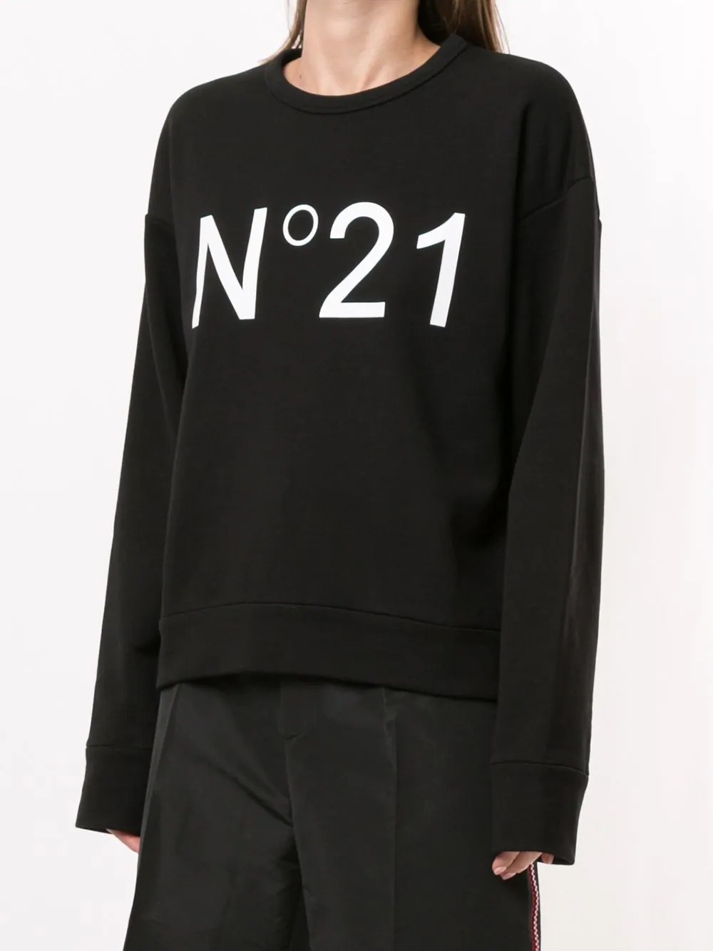 logo print sweatshirt - 3