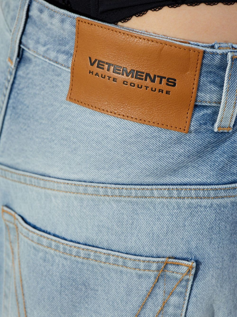 skirt-attached jeans - 5