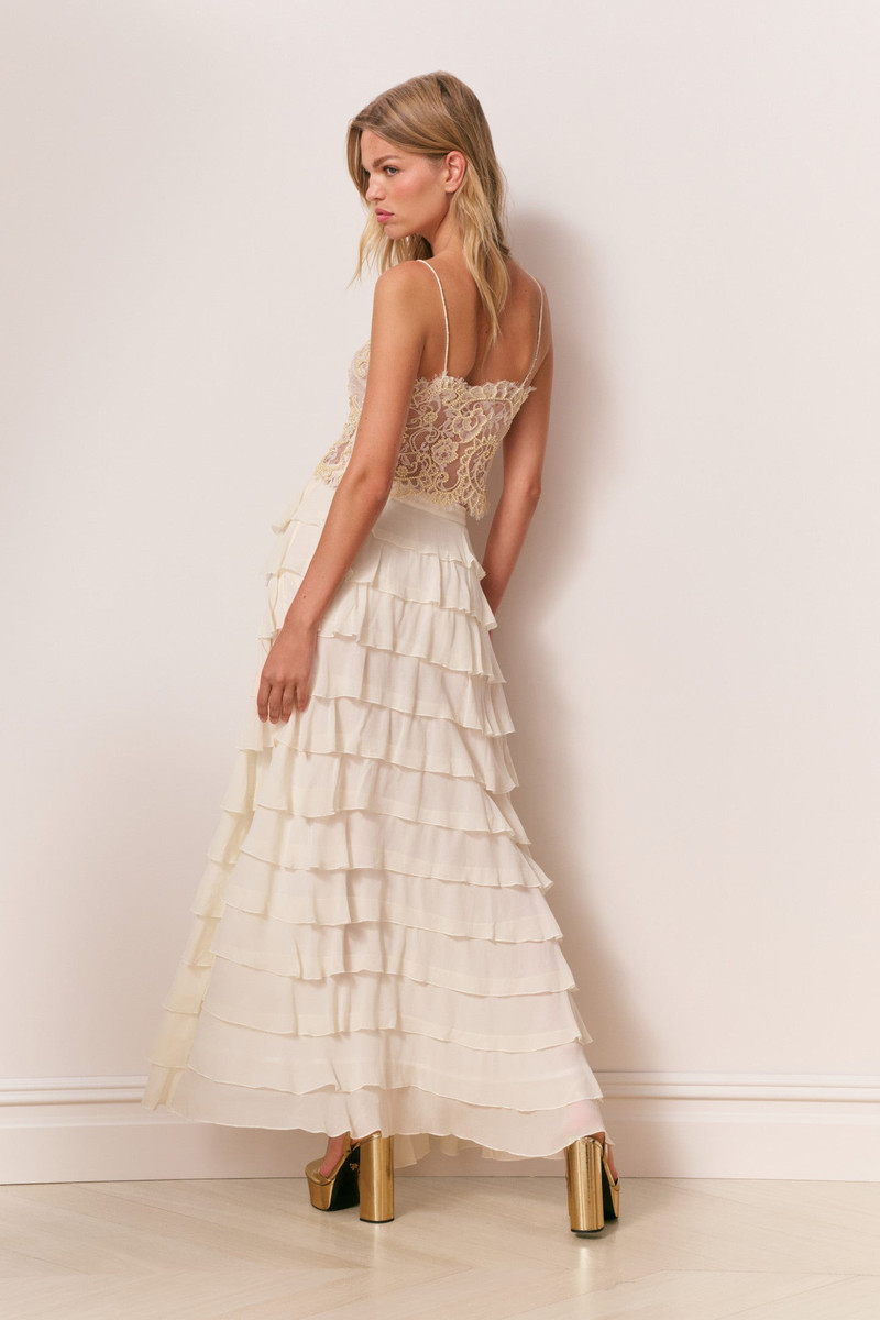 Reiyanette Chiffon Ruffle Skirt 6