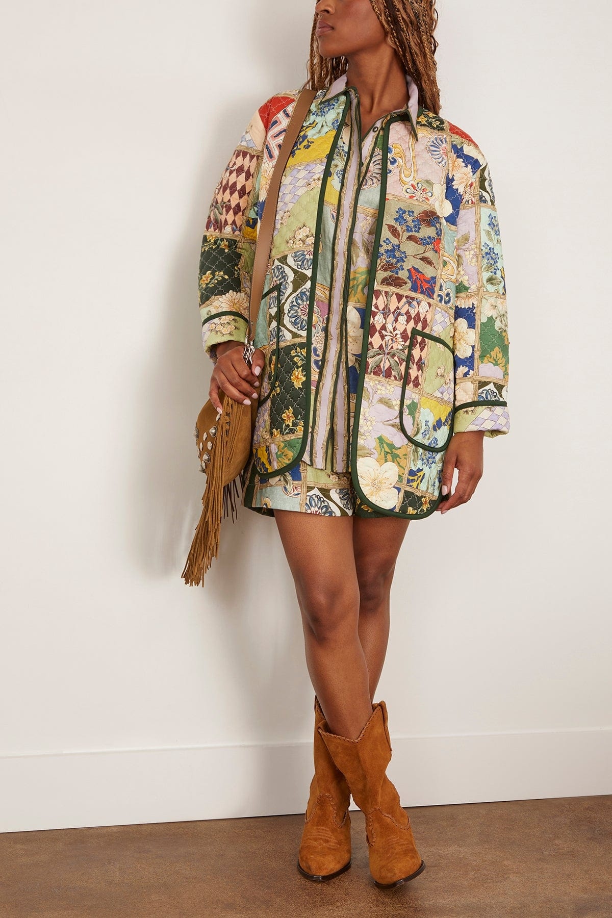 Bianca Quilted Jacket in Multi - 2