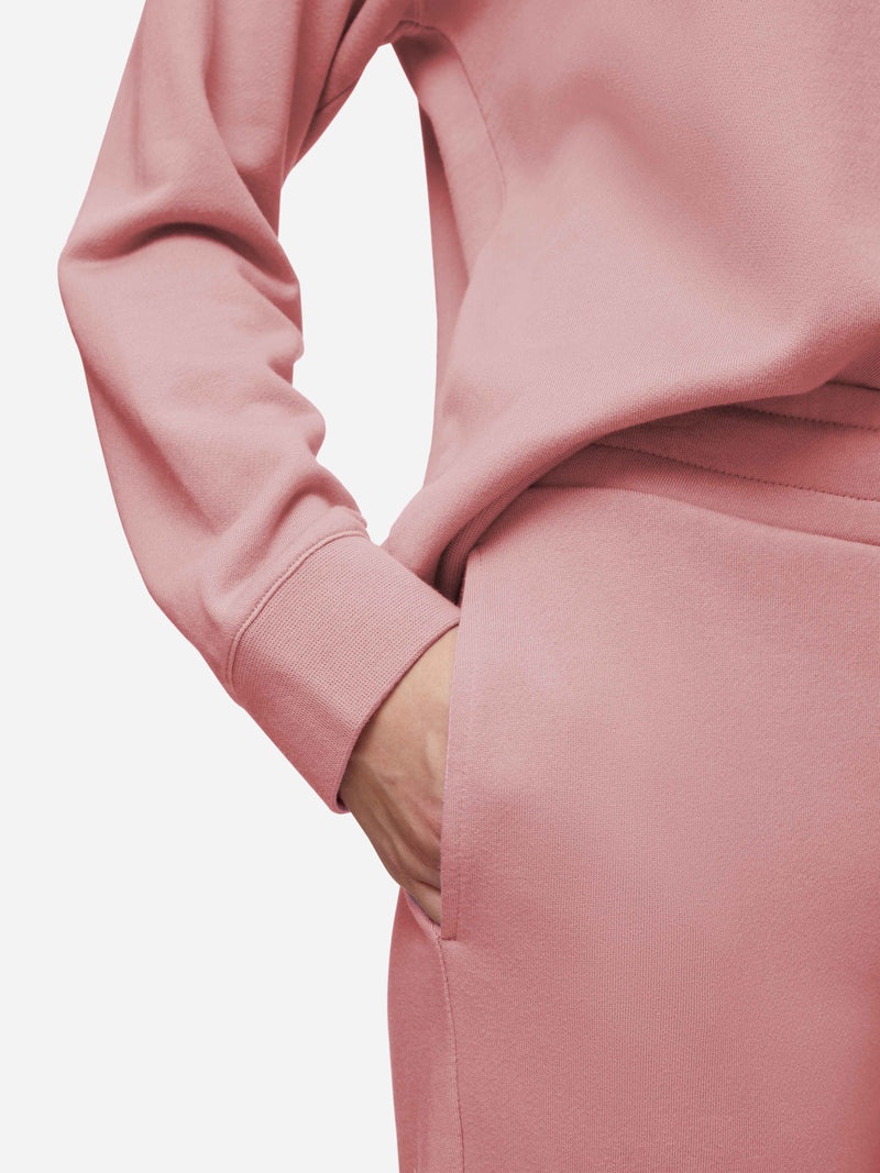 Women's Sweatpants Quinn Cotton Modal Rose Pink - 5