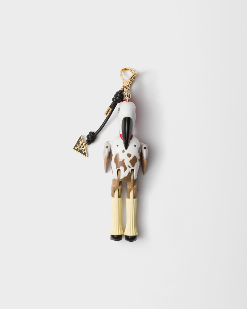 Animal key ring charm with metal ring 1
