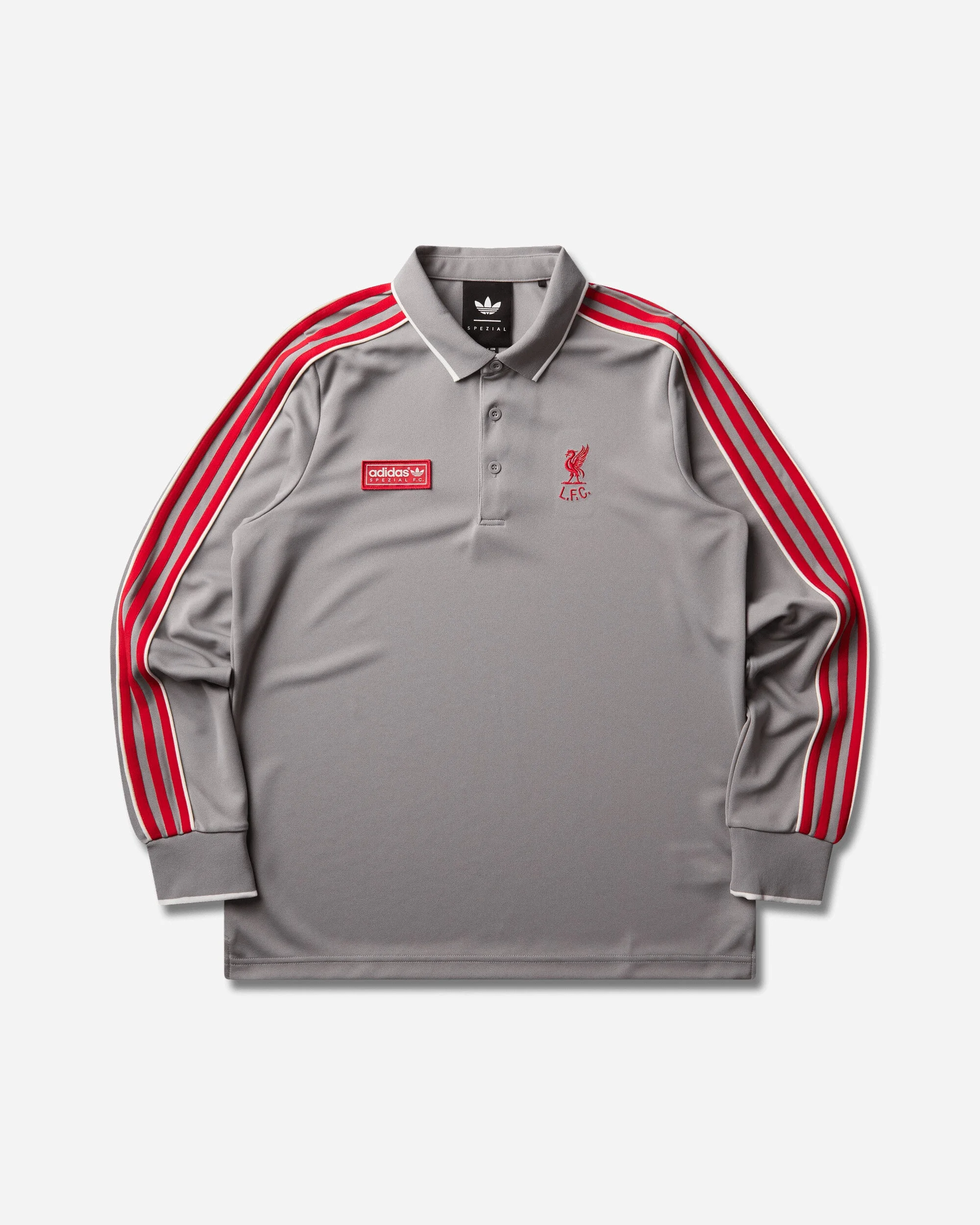 Men's Liverpool SPZL F.C. Polo Shirt Dove Grey - 1