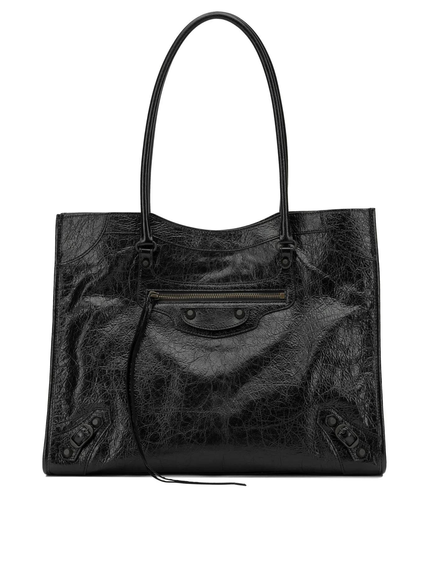 Balenciaga Le City Tote Medium Shoulder Bag Black - 1