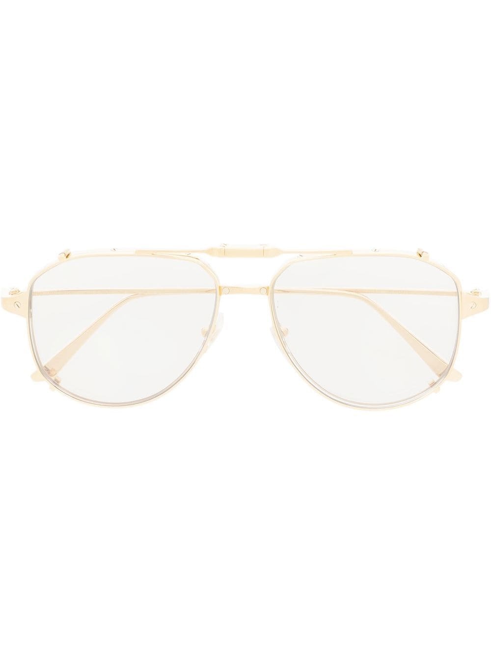 pilot-frame tinted sunglasses - 2