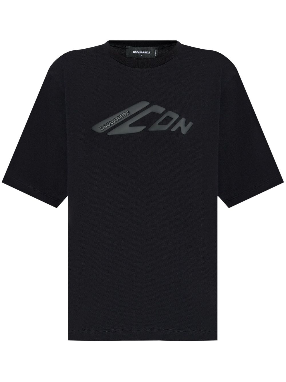 Icon-embossed T-shirt - 1