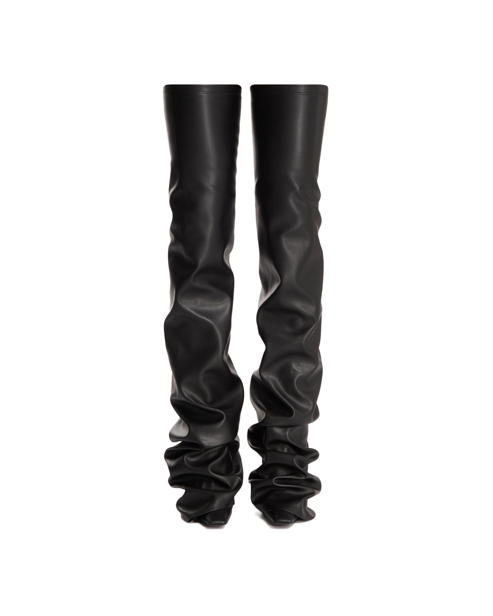 Black High Robin OTK Boots - 4