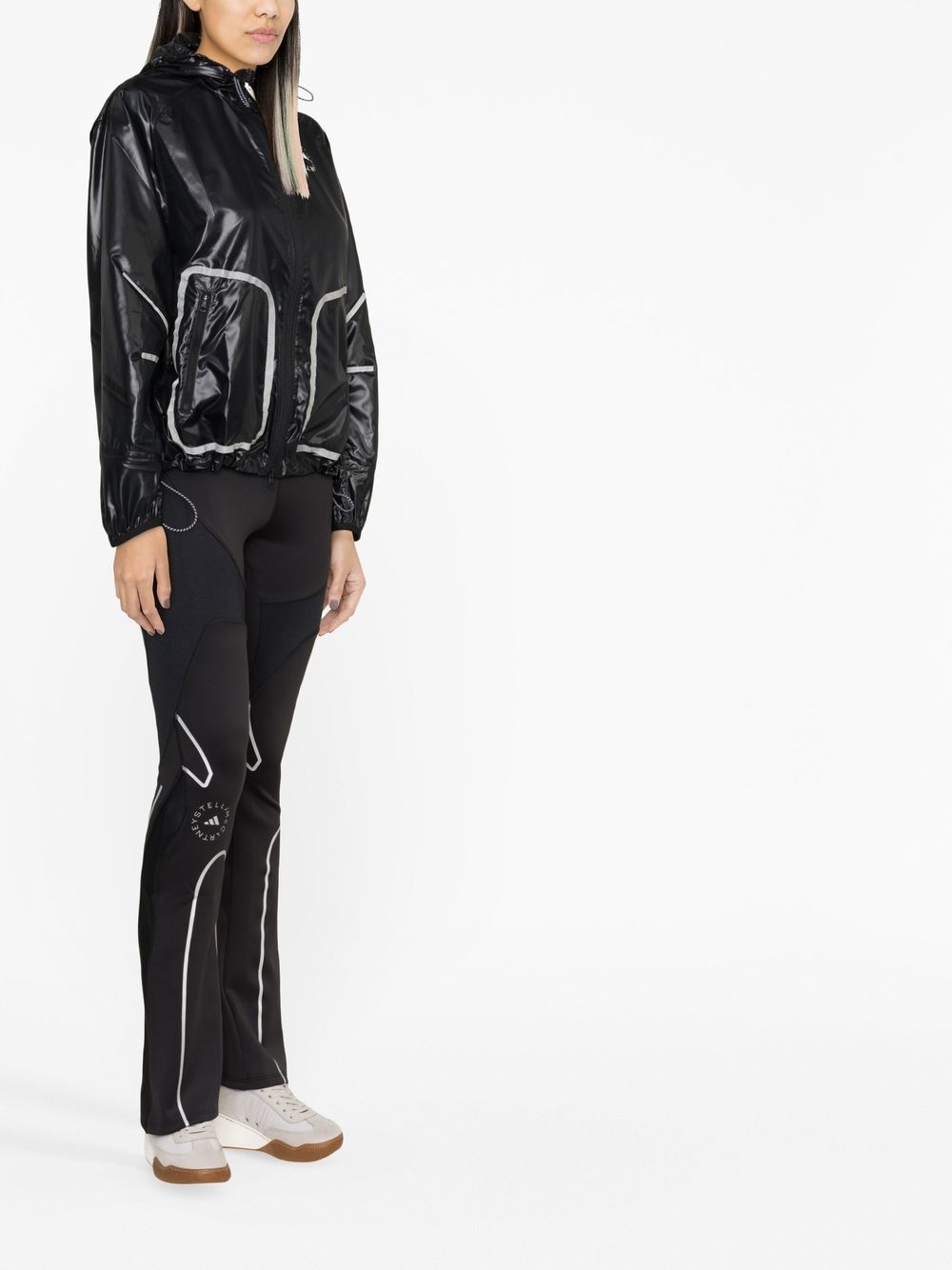 zip-up hooded jacket - 3