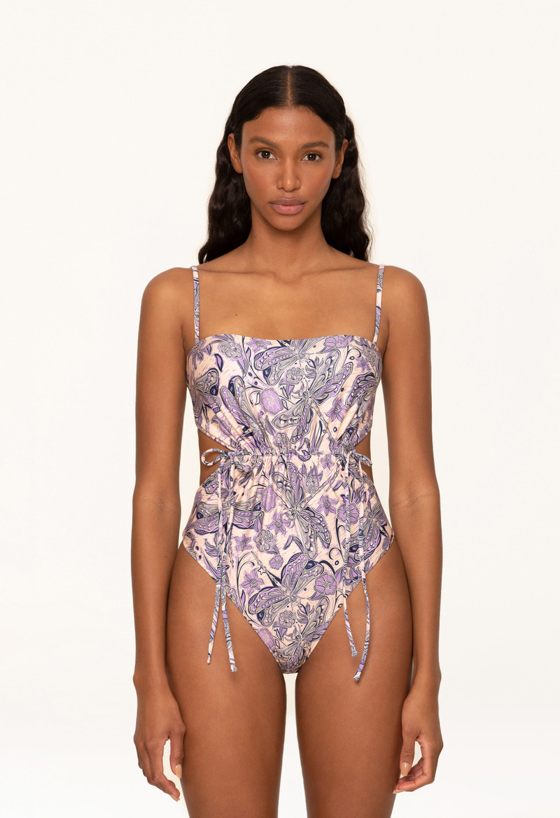 Azul Libelulas Lavanda One Piece 5