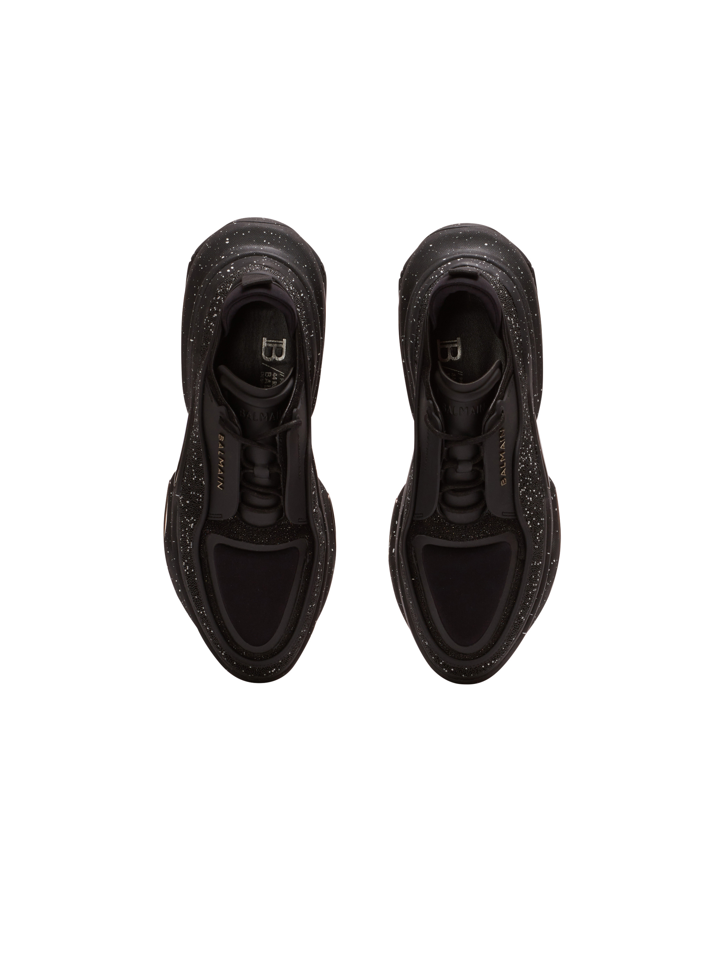 B-Bold low-top leather trainers with micro beads - 3