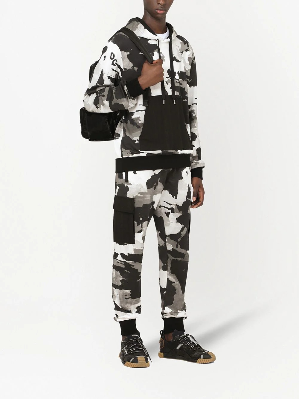 camouflage-pattern tapered track pants - 2