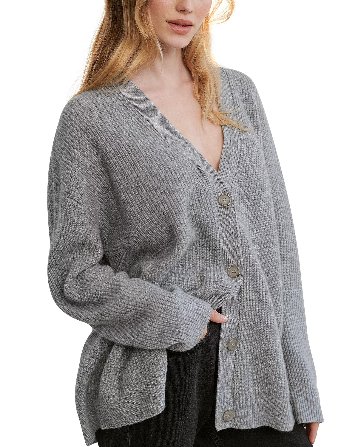 Cashmere Cocoon Cardigan - 4