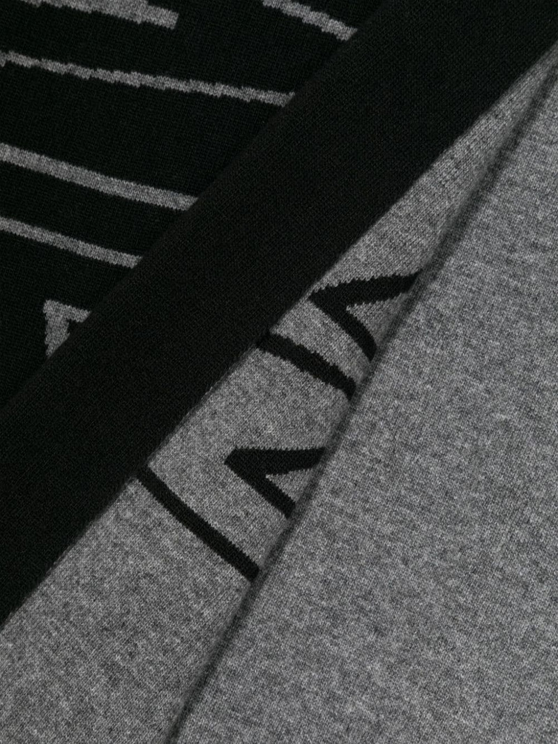 Givenchy two-tone logo-print scarf outlook