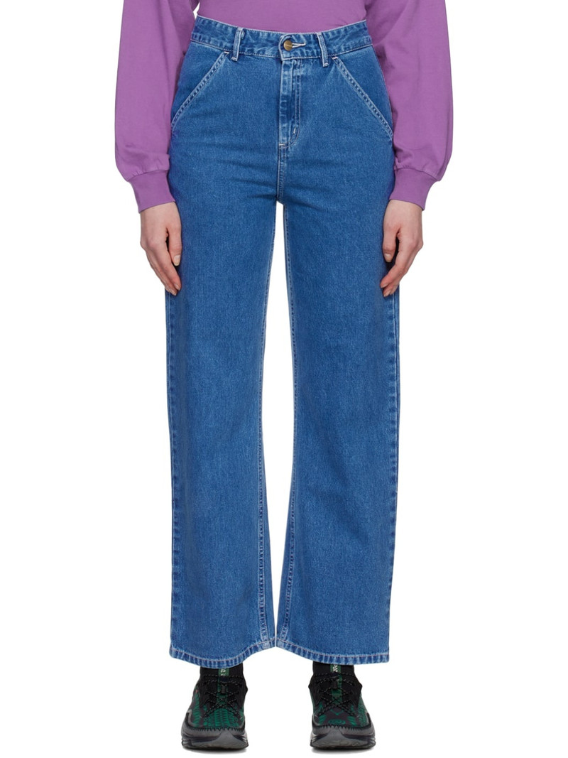 Blue Simple Jeans 1